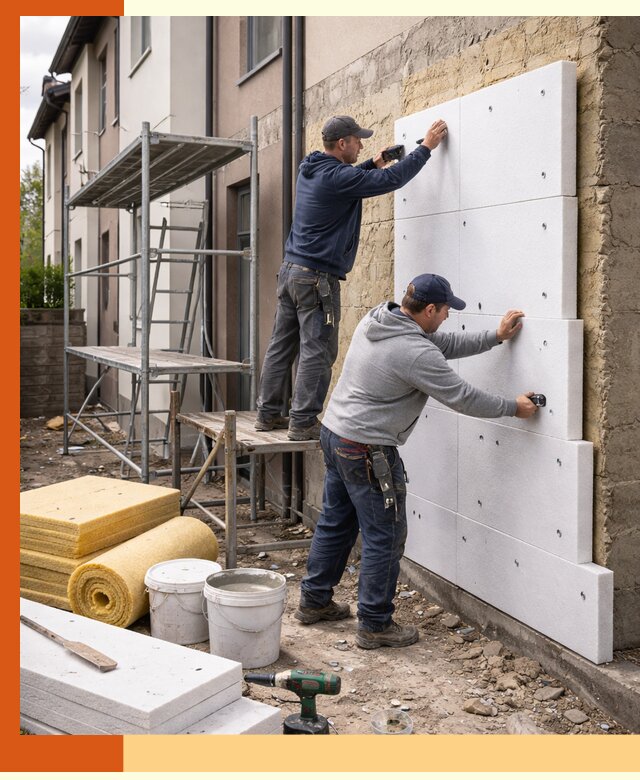 Утепление таунхауса с гарантией комфорта в Добрянке