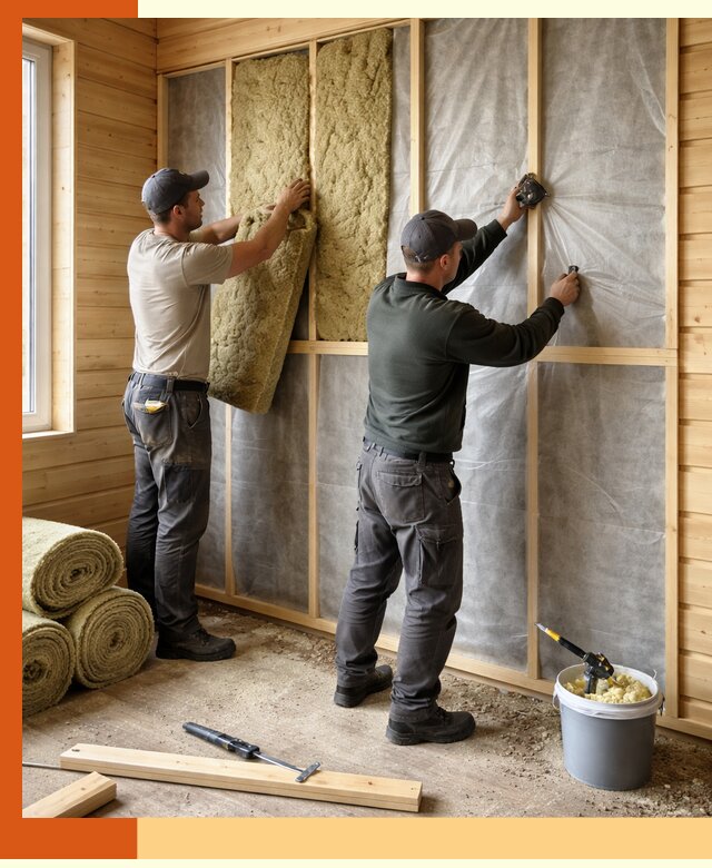 Утепление дома из минибруса в Добрянке: комплексные теплоизоляционные работы