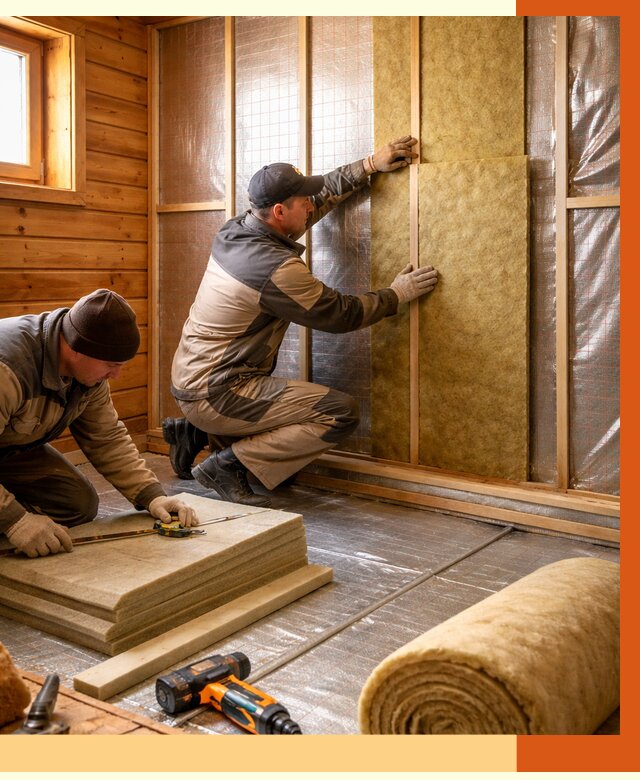 Утепление бани изнутри в Добрянке под ключ от 4243 руб./м² | ТепломастерДбр