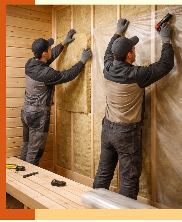 Профессиональное утепление сауны в Добрянке с гарантиями качества