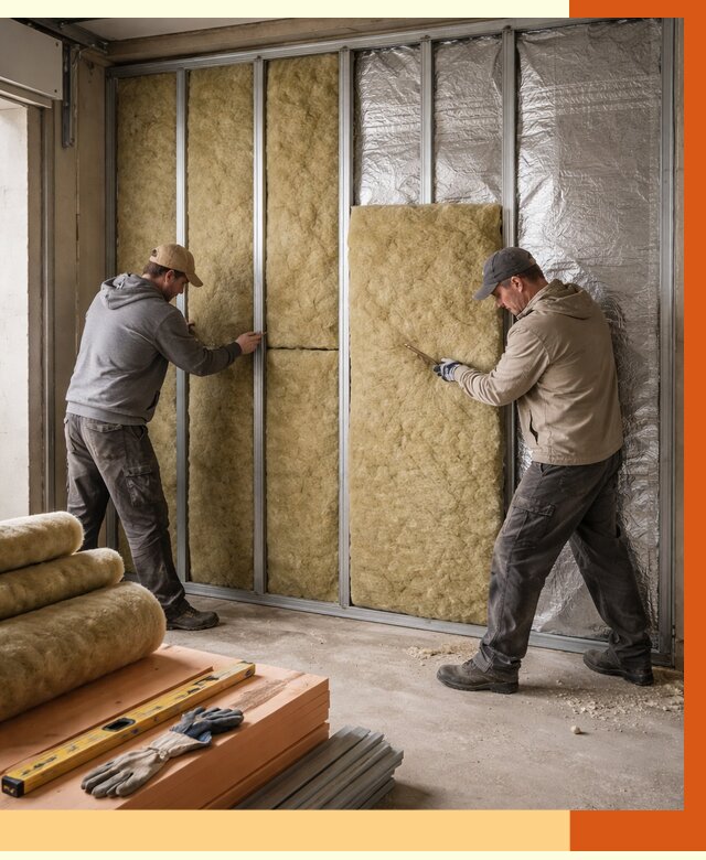 Утепление гаража изнутри в Добрянке от 7577 руб/м2 — работы и цена | ТепломастерДбр