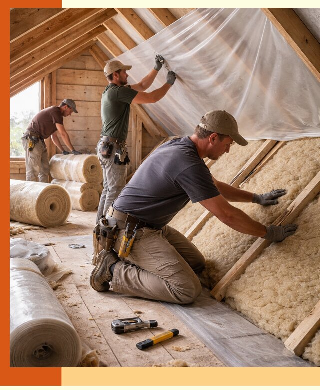 Утепление крыши изнутри в Добрянке: профессионально и надежно