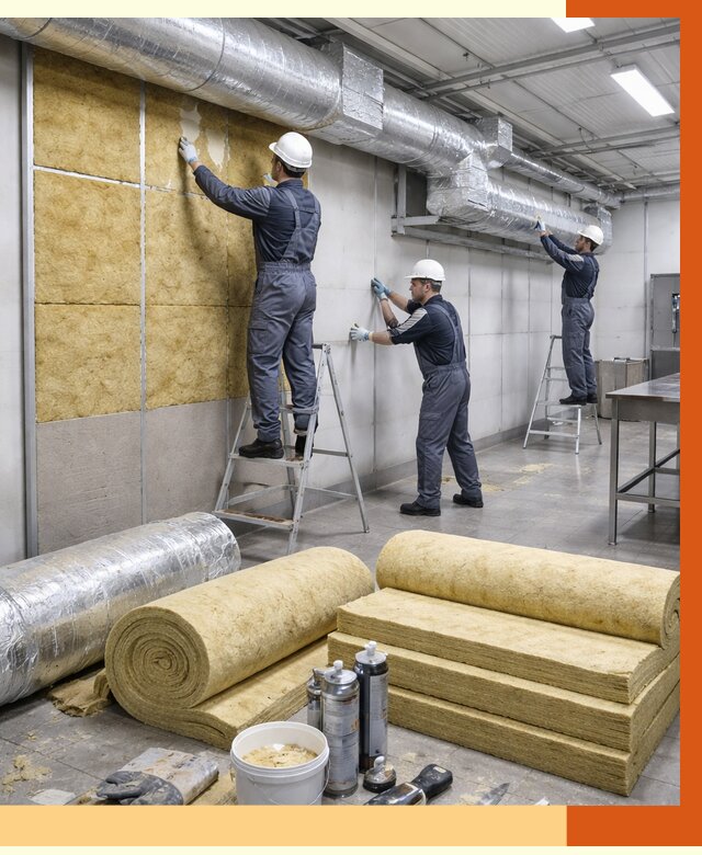 Утепление пищевого цеха в Добрянке от 12628 руб./м² — комплексно под ключ | ТепломастерДбр