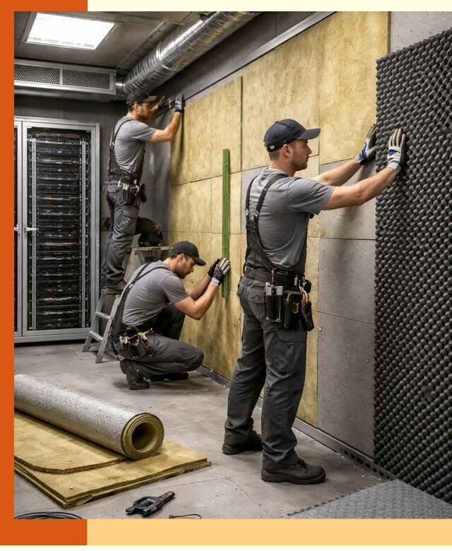 Утепление серверной комнаты профессионально в Добрянке