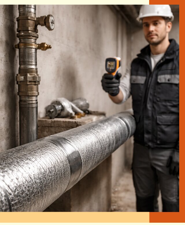 Утепление труб водоснабжения в Добрянке от 8587 руб. за м² — услуги ТепломастерДбр