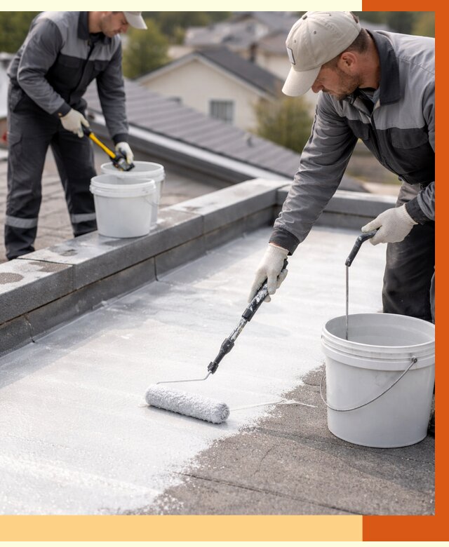 Утепление кровли жидкой теплоизоляцией в Добрянке от 2172 руб./м2 | ТепломастерДбр