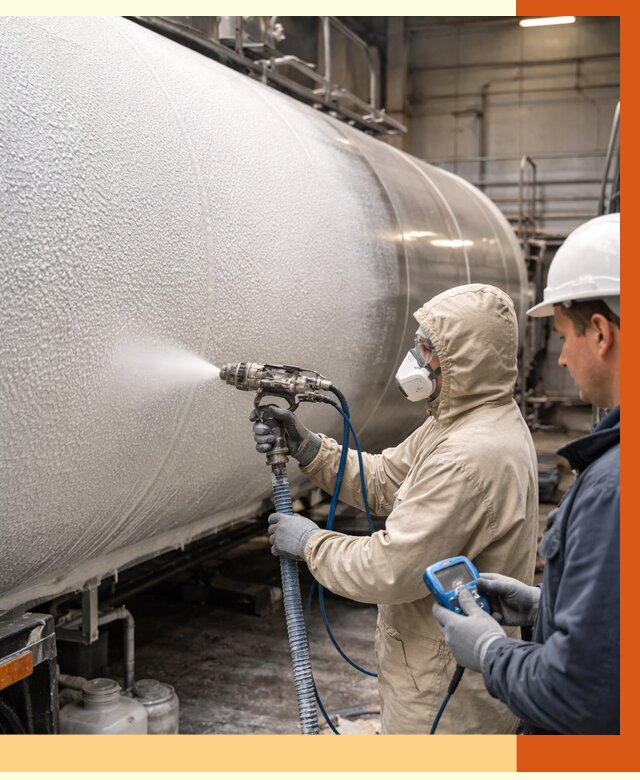 Утепление автоцистерны жидкой теплоизоляцией в Добрянке от 14648 руб. под ключ | ТепломастерДбр