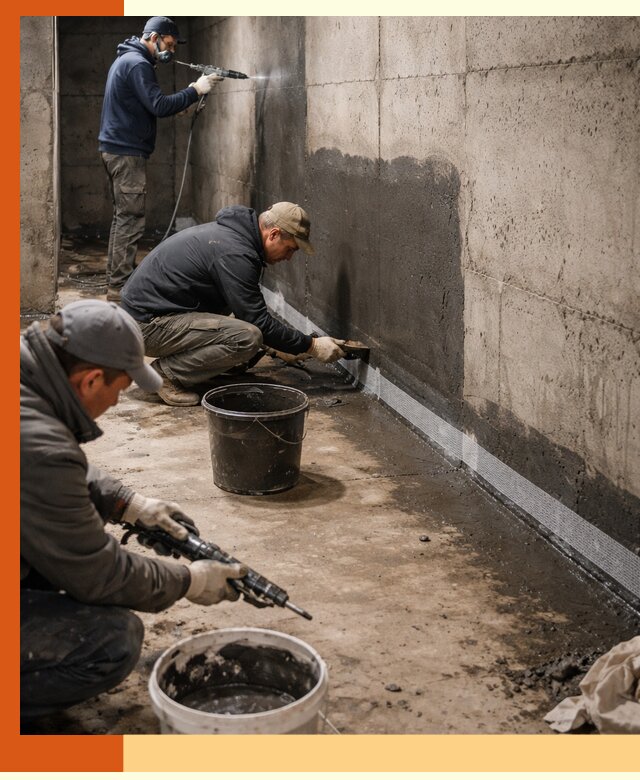 Гидроизоляция подвала в Добрянке — комплексная защита от влаги