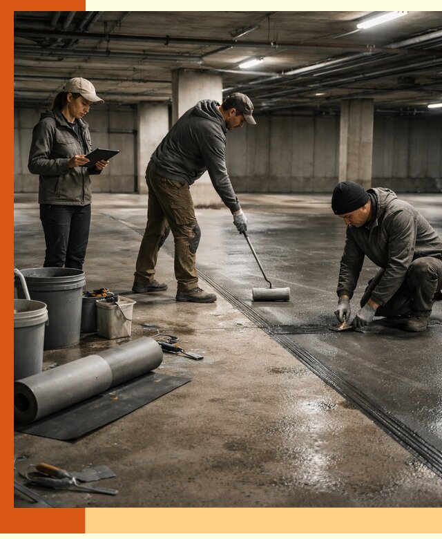 Гидроизоляция паркинга в Добрянке: качественная защита зданий