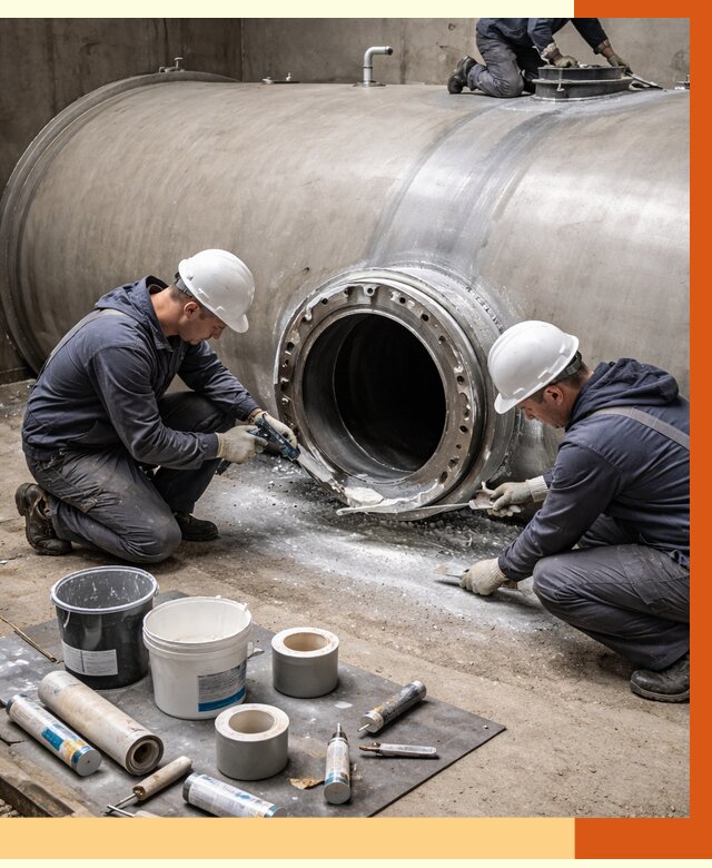 Гидроизоляция резервуара с топливом в Добрянке от 75765 руб. под ключ | ТепломастерДбр