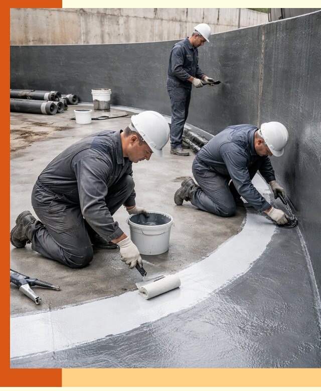 Гидроизоляция резервуара для топлива в Добрянке