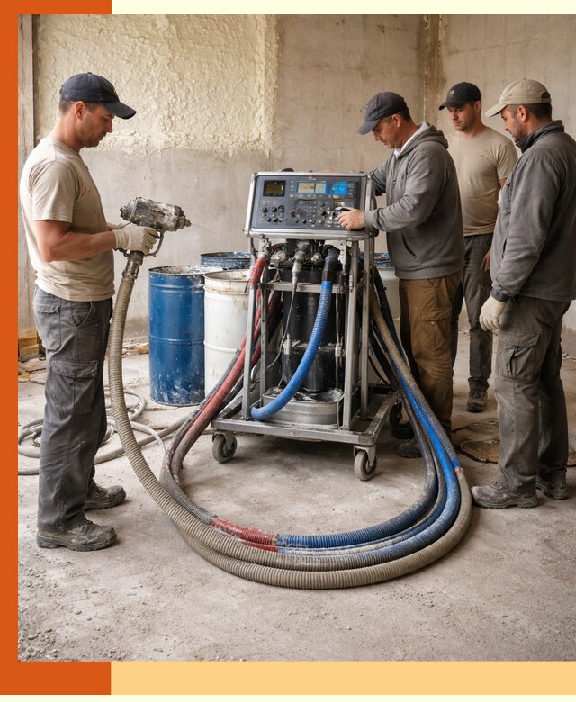 Аренда установки для напыления ППУ в Добрянке на выгодных условиях